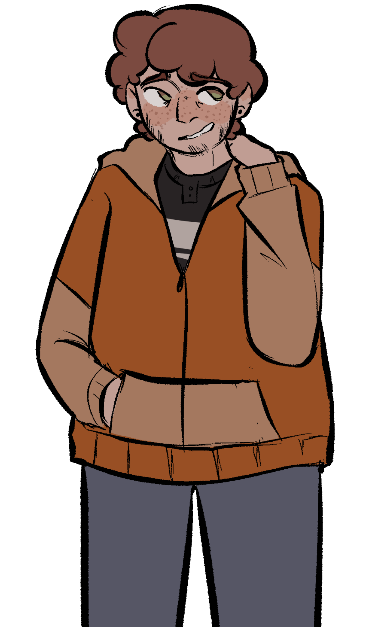 Girl in a jacket